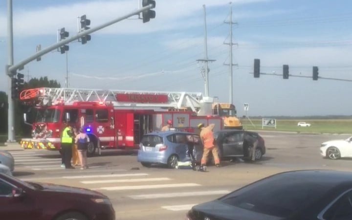 Crash at 84th and Adams
