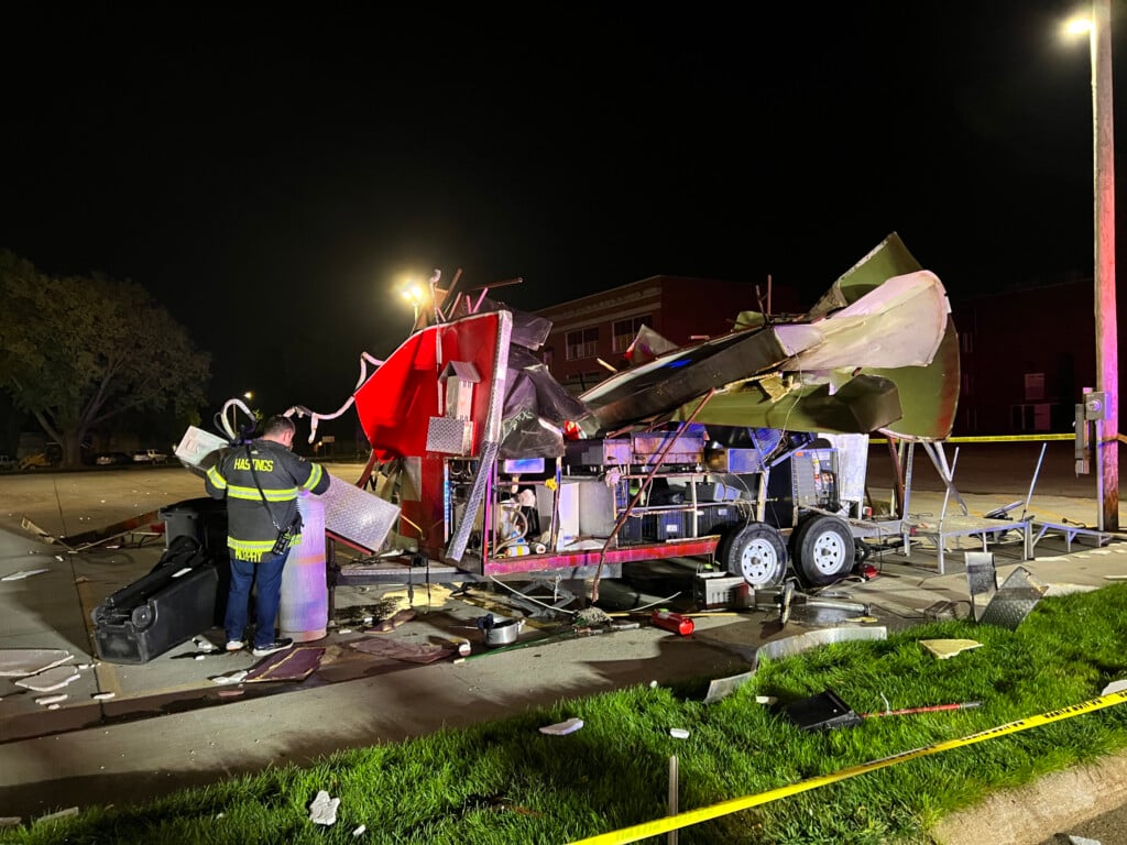 Explosion in Hastings food truck caused by propane tank, authorities say