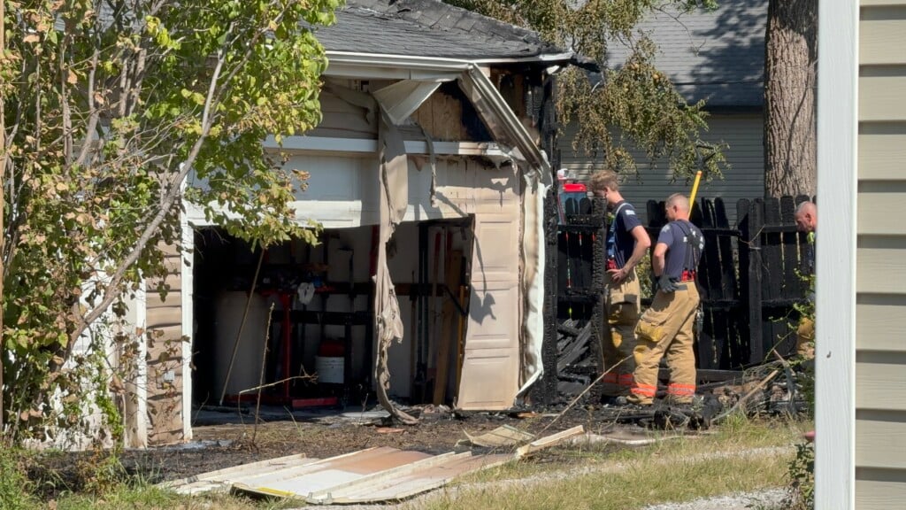Garage fire