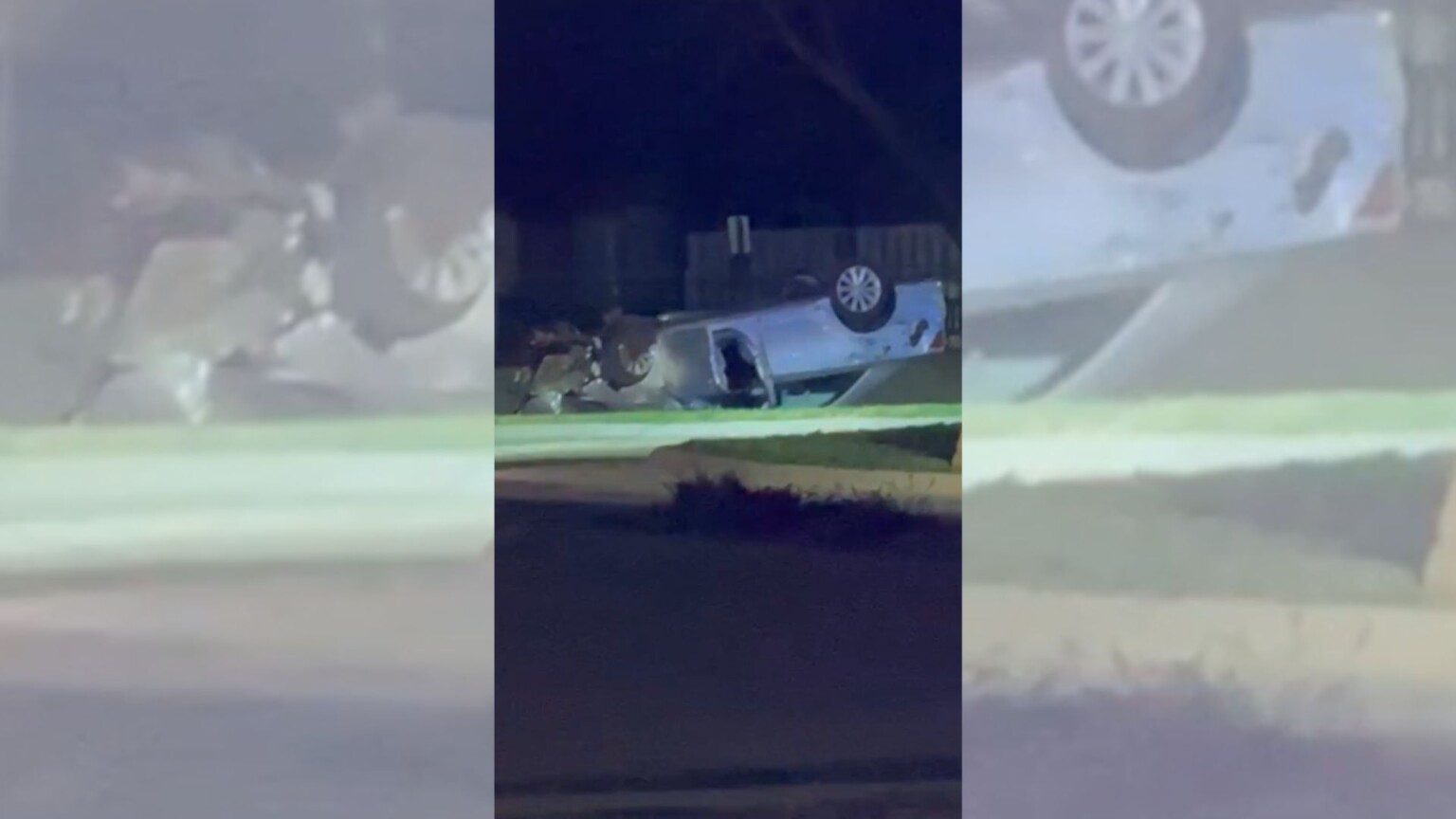 Driver cited after car ends up on its top in southeast Lincoln