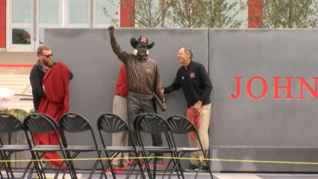 John Cook statue unveiled in front of Bob Devaney Center