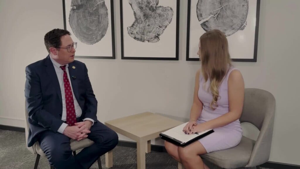 Channel 8's Sophia Pollman Interviews Rep. Mike Flood Amid Ongoing Government Shutdown