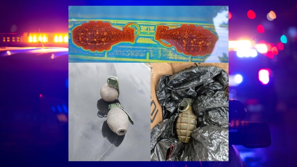State Patrol Bomb Squad National Guard Handle Four Grenades Found In Lincoln