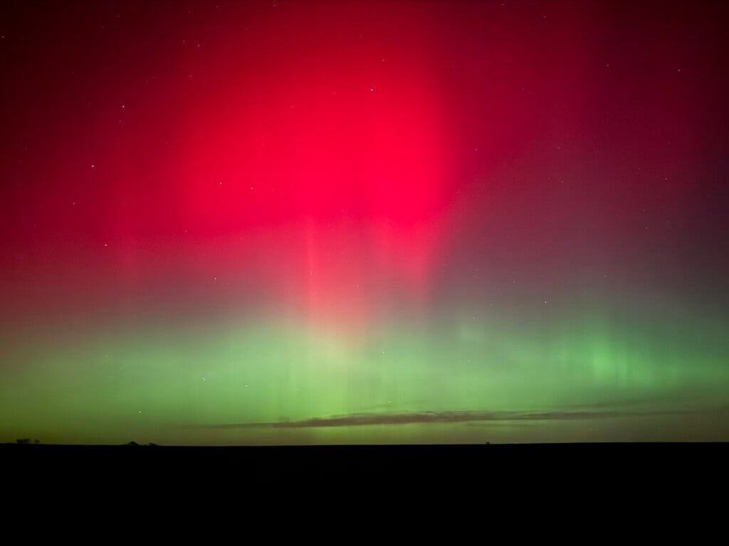 Northern Lights Just North Of Lincoln Dom 1