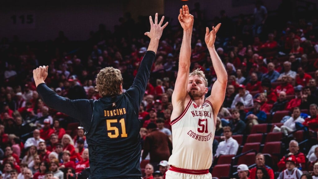 Nebraska Mens Basketball Squeaks By Winthrop Continues Unbeaten Streak