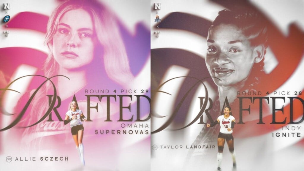 Taylor Landfair Allie Sczech Picked In Major League Volleyball Draft