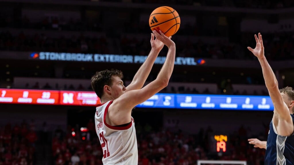 Nebraska Basketballs Pryce Sandfort Earns Big Ten Weekly Honor