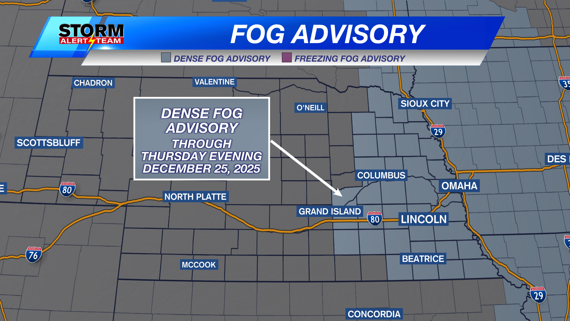 Foggy tonight, warm Friday and into the weekend