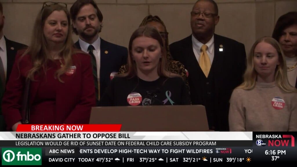 'it's Tough': Supporters Of Childcare Bill Rally Outside Of Legislative Session