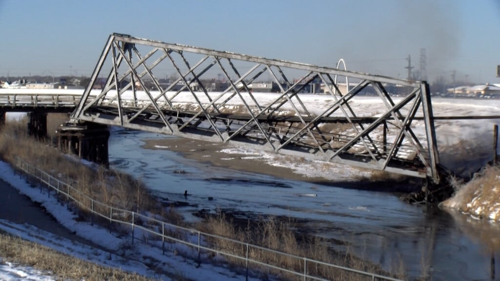 Collapsed Railroad Bridge