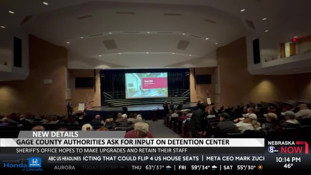 Gage County Town Hall Launches New Plans To Expand Sheriff's Office And Detention Center