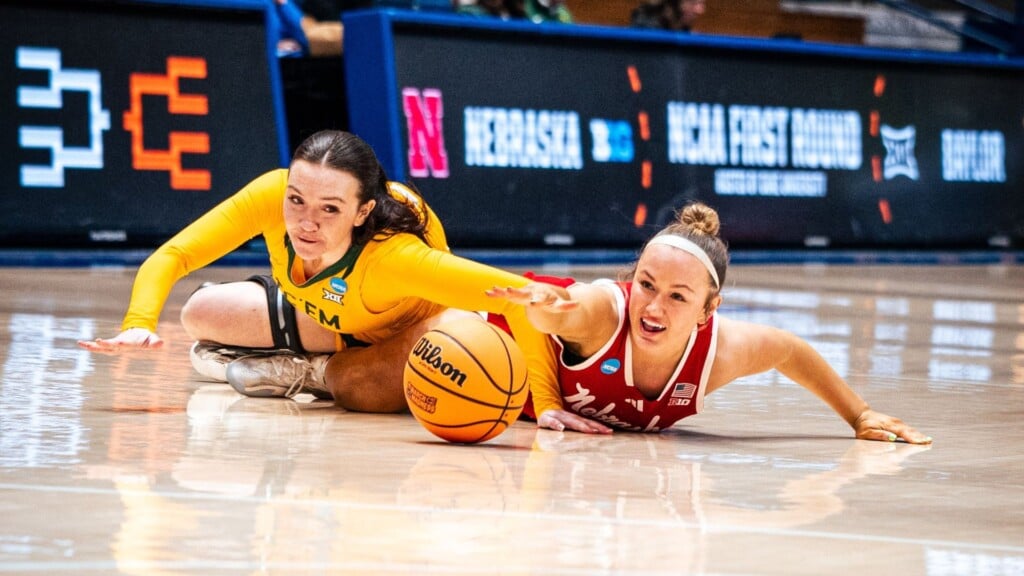 Nebraska Vs Baylor In The Ncaa Tournament