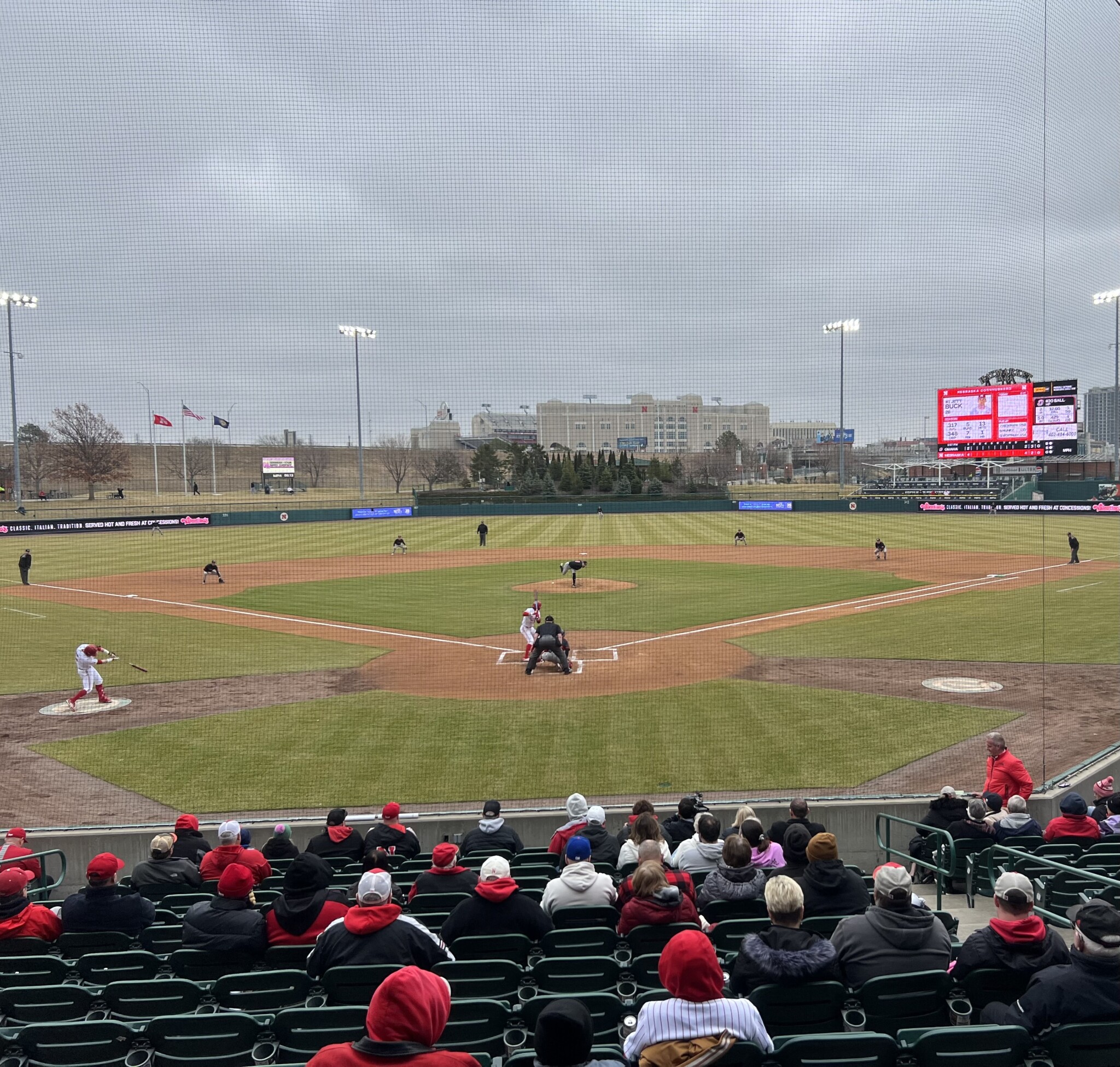 Nebraska baseball handles Omaha in home opener