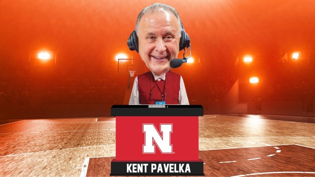 Kent Pavelka Nebraska Cornhuskers Talking Bobblehead 1