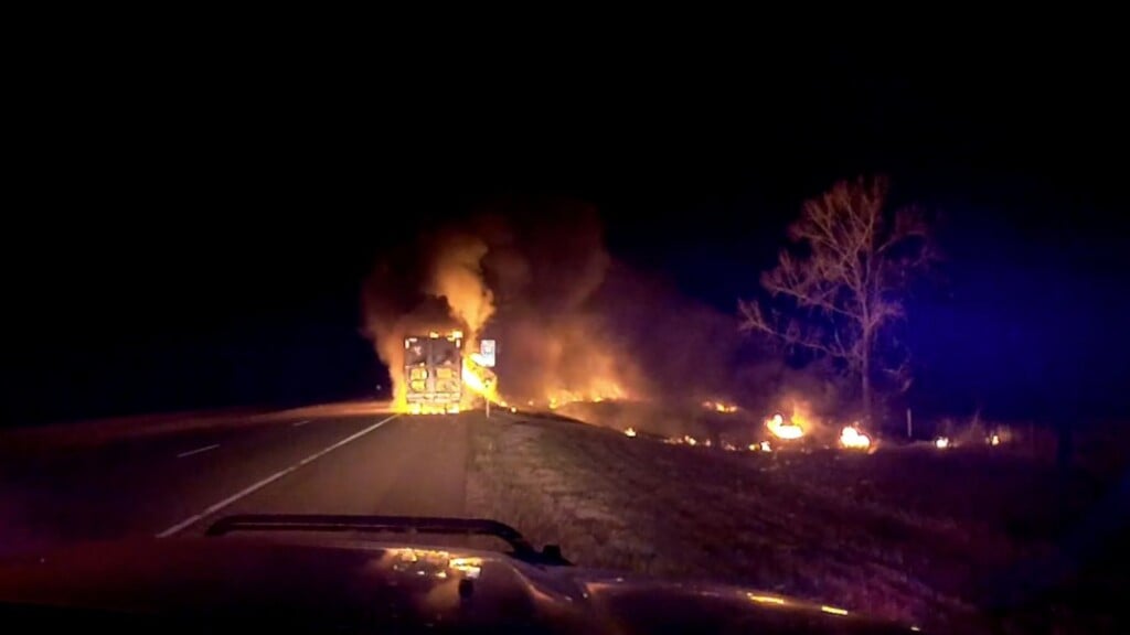 Semitrailer Full Of Gummy Bears Erupts Into Flames Causes Sticky Situation In Central Nebraska