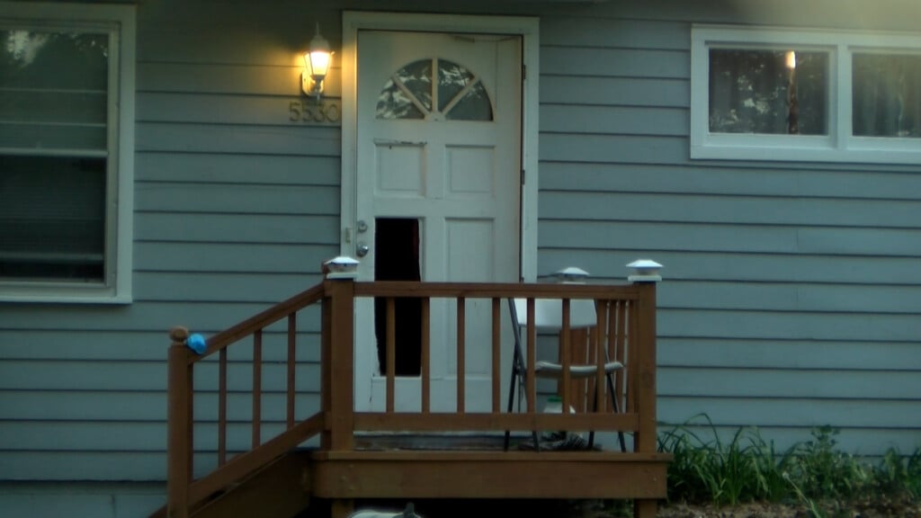 Franklin Shooting Hole In Door