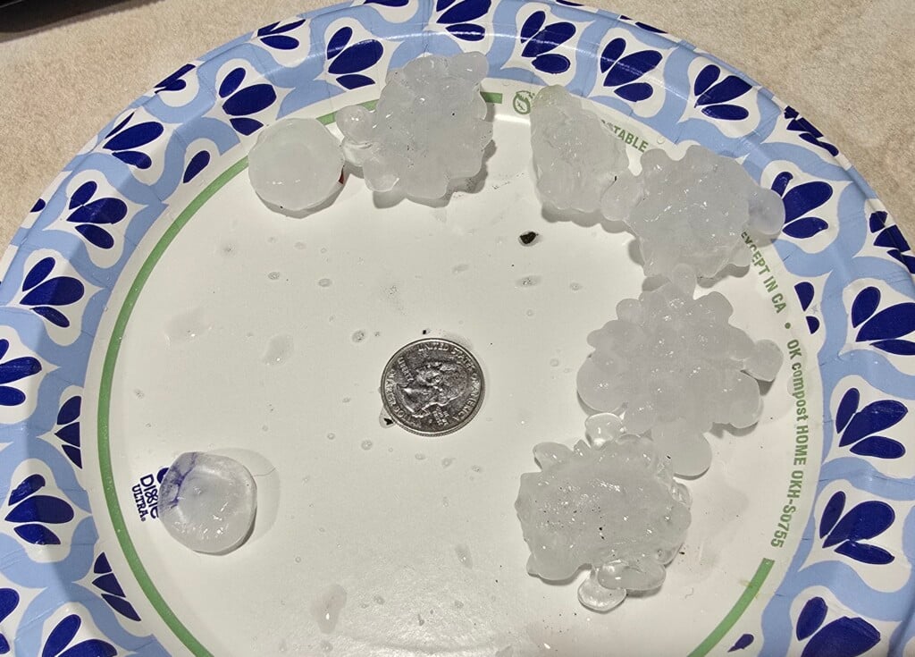 Hail in Lincoln