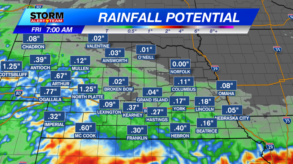 Rainfall Potential State3 Gfs