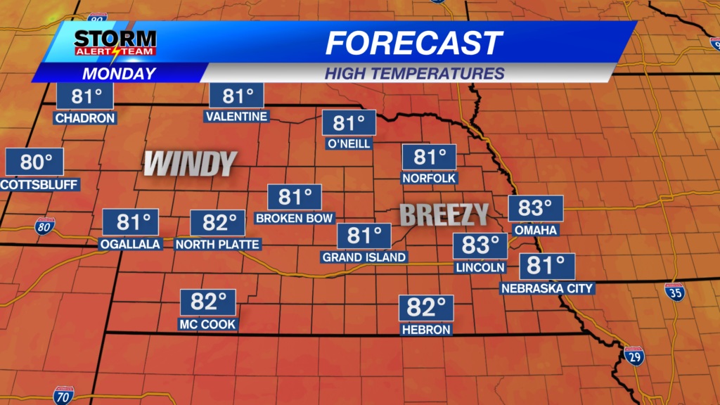 State Forecast Highs Tomorrow