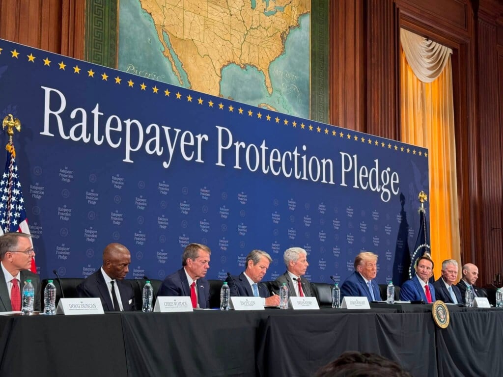 Gov. Jim Pillen, President Trump and others sign Ratepayer Protection Pledge