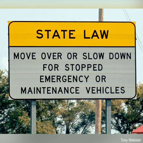Road sign State Law