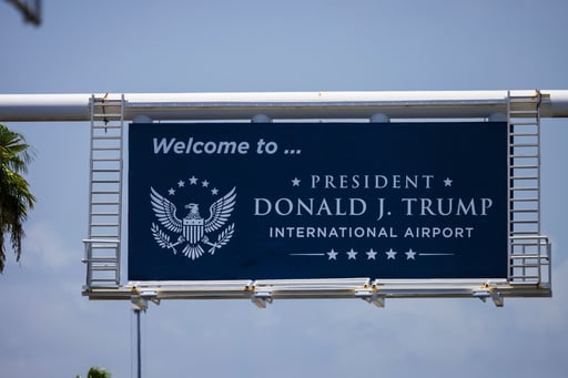 South Florida’s Palm Beach Airport Renamed President Donald J. Trump International