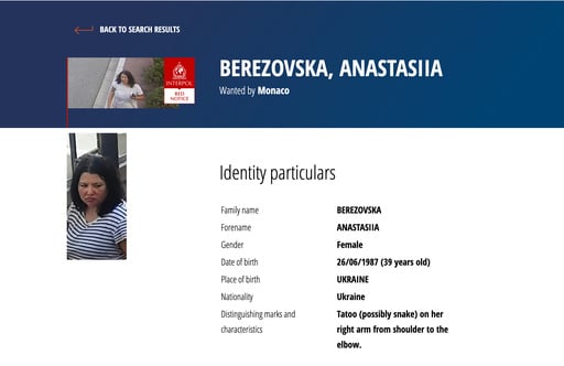 Ukraine’s Security Service Says Woman Wanted In Connection With A Monaco Bombing Is Found Dead