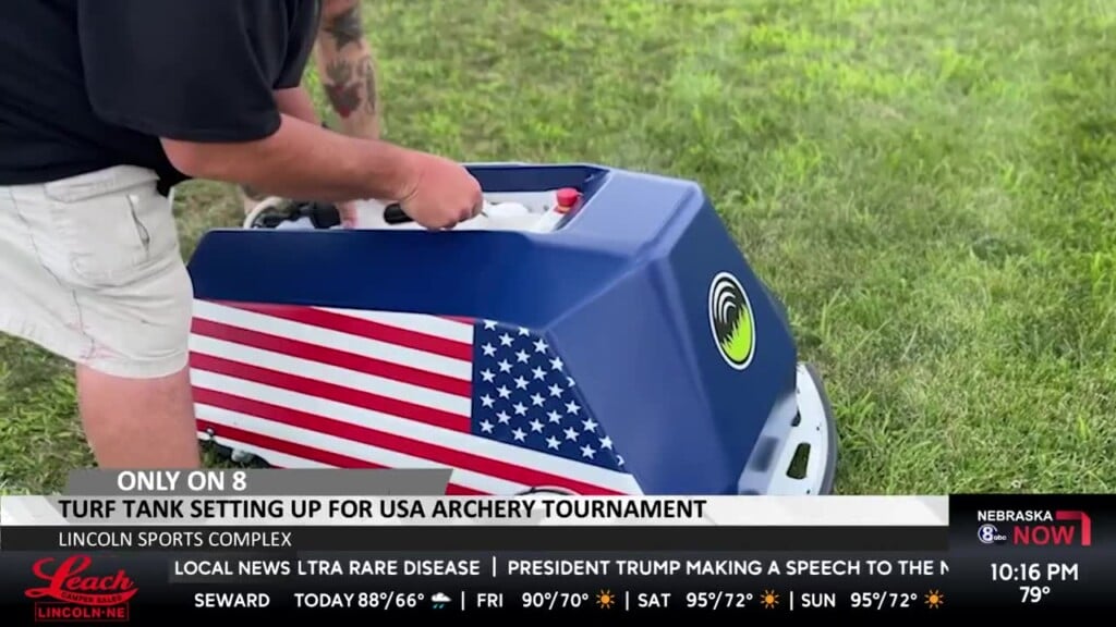 Turf Tank, A Quick Painting Robot, Returns To Lincoln Fields