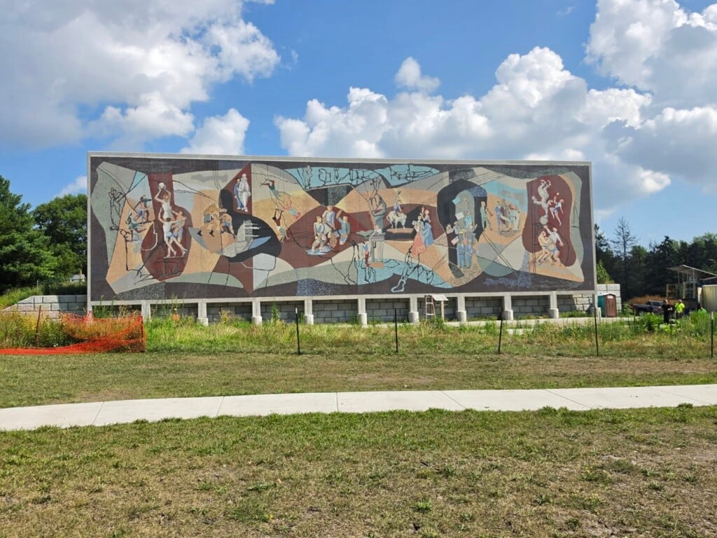 Pershing Mosaic Mural