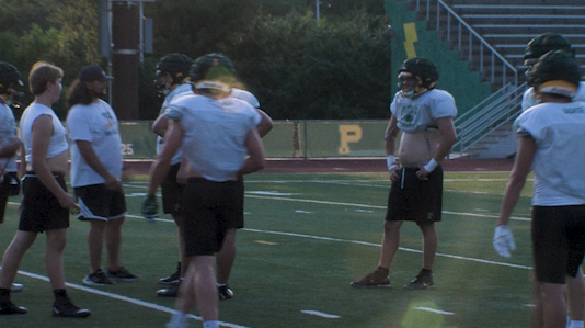 Lincoln Pius X football practice Aug. 13