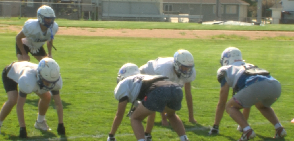 Lincoln Christian football practice Aug. 24
