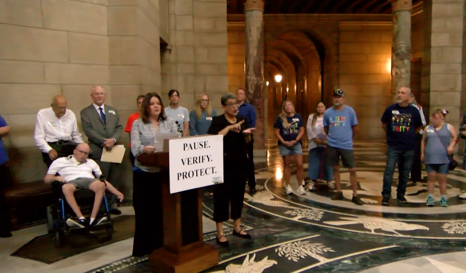 Nebraska families advocating for disability needs at State Capitol