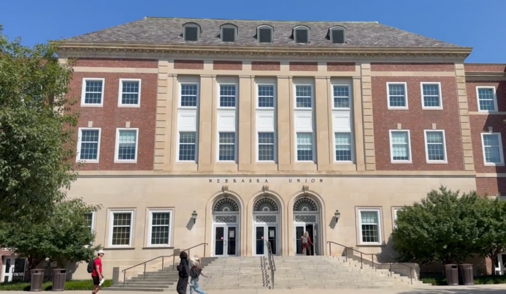 Outside of Nebraska Student Union