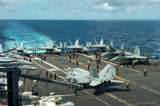 2 Navy Aviators Eject While Landing Plane On Carrier Off Virginia, 4 Other Sailors Also Hurt