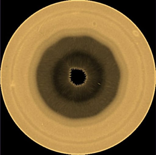 Scientists Find A Huge 10 Sided Wave Pattern Swirling In The Clouds Over Saturn’s South Pole