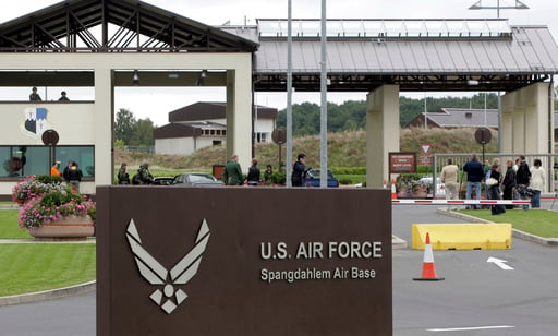 A Us Military Plane Crashes Near A Us Air Base In Germany, Injuring The Pilot