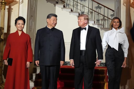 Trump’s State Dinner For Xi Features Sea Bass And A Long List Of Tech Titans
