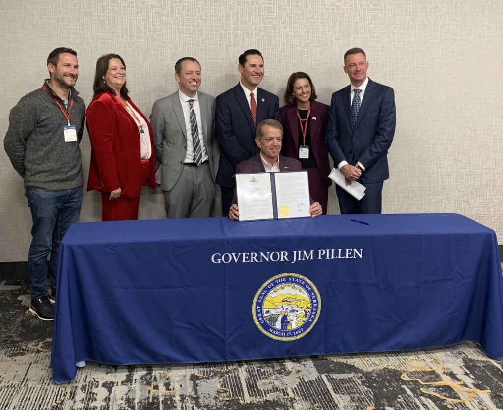 Jim Pillen signing executive order