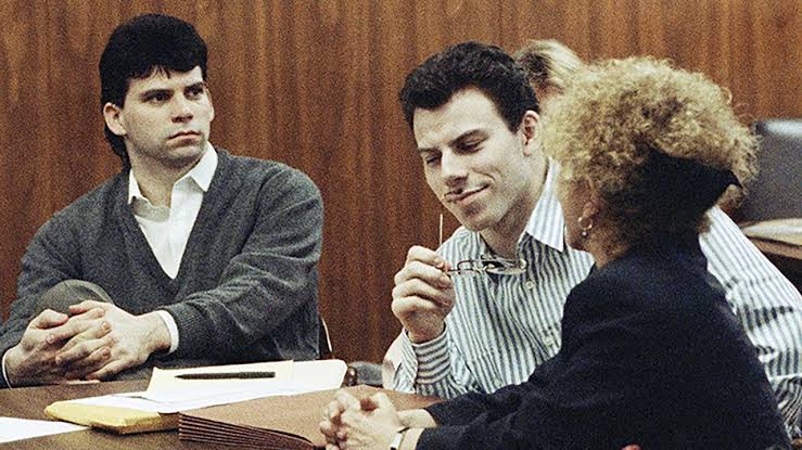 Menendez Brothers at trial in the 1990's
