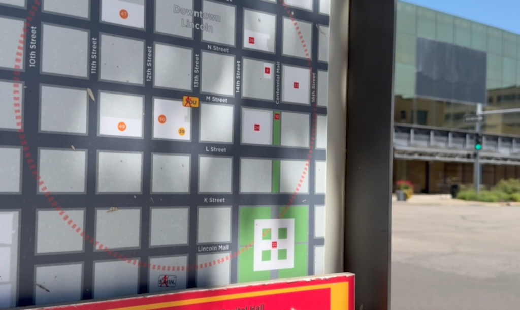 Map showing location of future convention center downtown