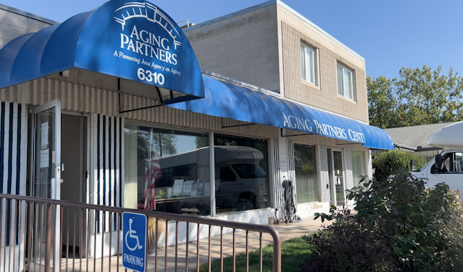 Outside of Northeast Senior Center