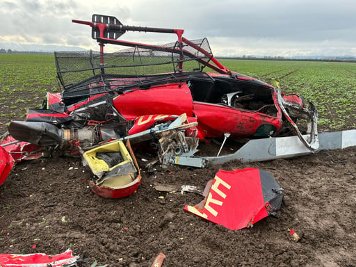 2 Helicopters Crash Midair In Oregon, Killing An Experienced Pilot, An Instructor And A Student