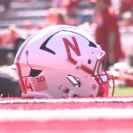 Huskers warmup on the field prior to their week five matchup against Maryland.