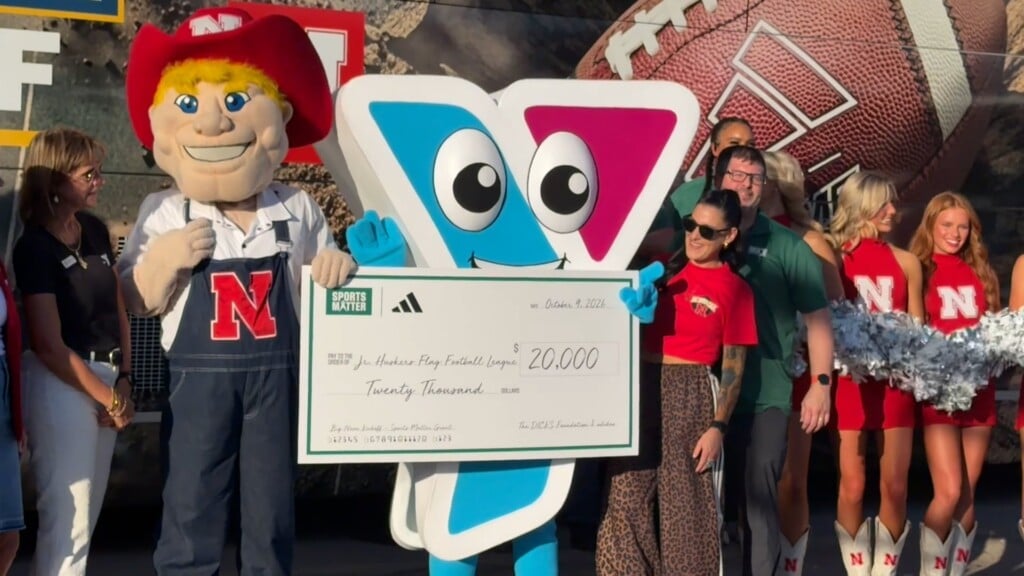 Dick's Sporting Goods And Adidas Present $20,000 To Lincoln Ymca At Fox Big Noon Kickoff Tailgate