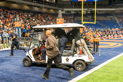 Us Airman Who Died After Rappel Fall At A College Football Game In Texas Is Identified