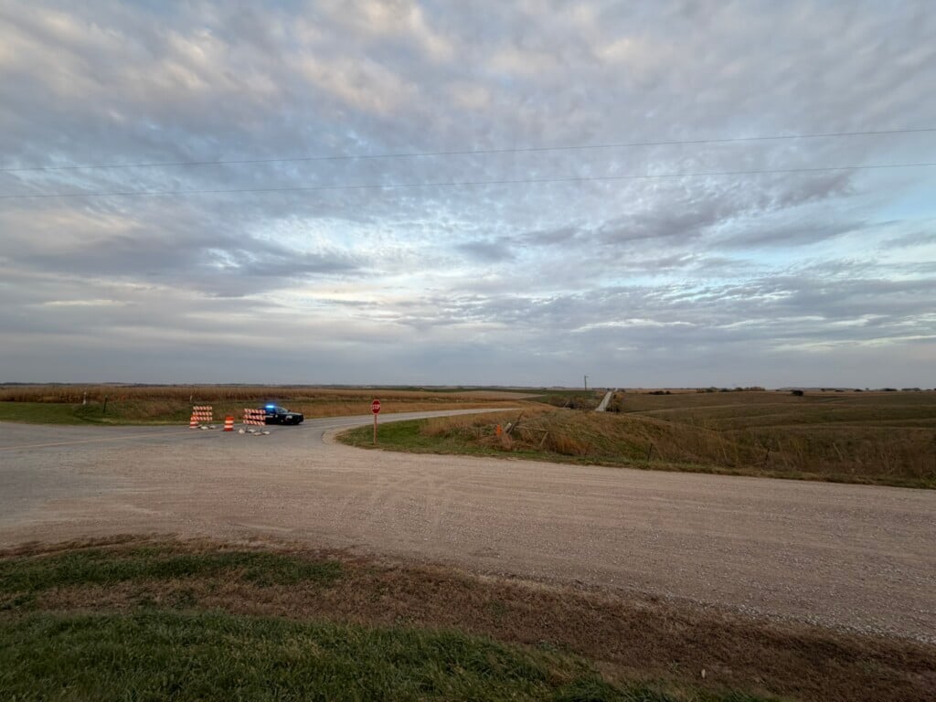 Nebraska State Patrol car in Butler County