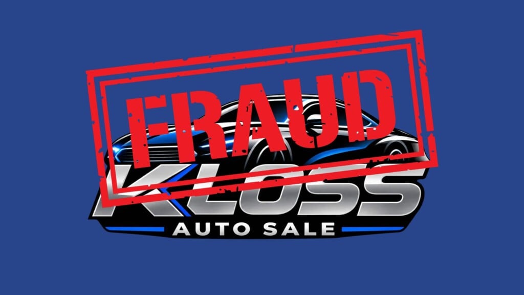 Kloss Auto Sales fraud