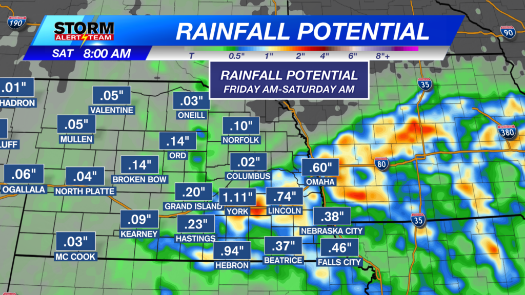 Rainfall Potential State3 Gfs