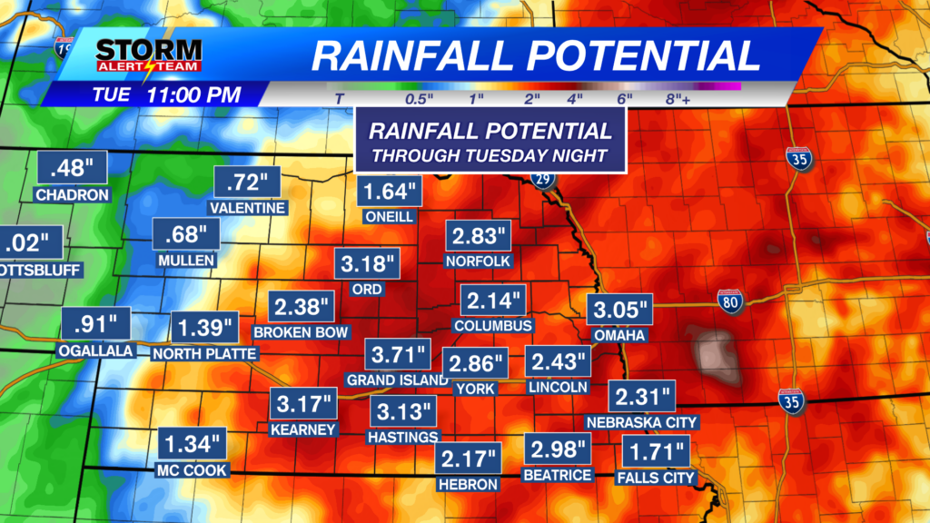Rainfall Potentiall State3 Gfs