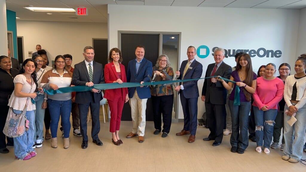 SquareOne ribbon cutting with local leaders & youths